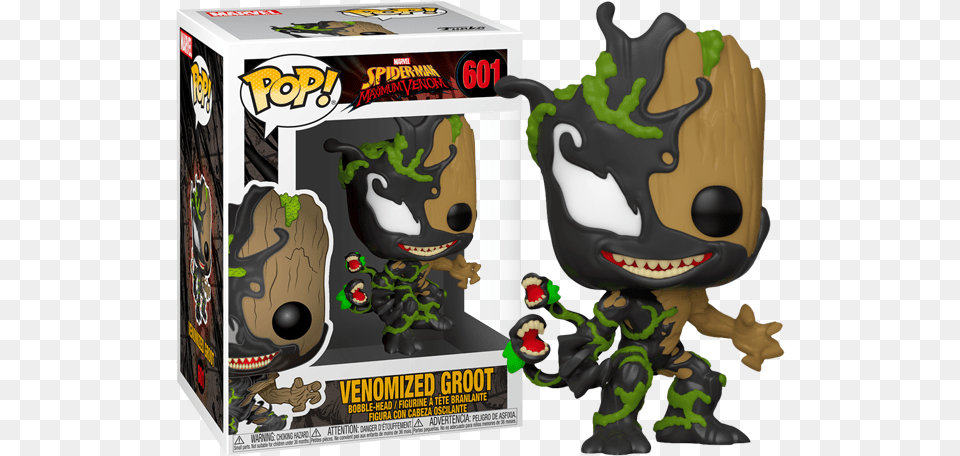 Figure Funko Pop Venom Baby Groot Free Transparent Png