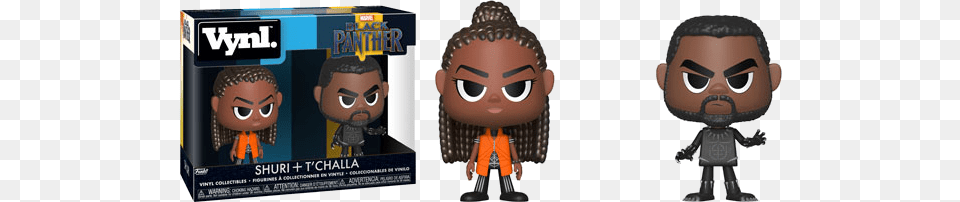 Figure Marvel Black Panther T39challa Shuri Funko Vynl Wizard Of Oz Dorothy And Scarecrow, Baby, Person, Toy, Alien Png Image