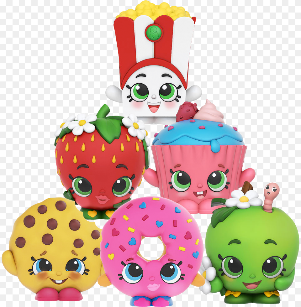 Figure Shopkins, Food, Sweets, Toy, Person Free Transparent Png