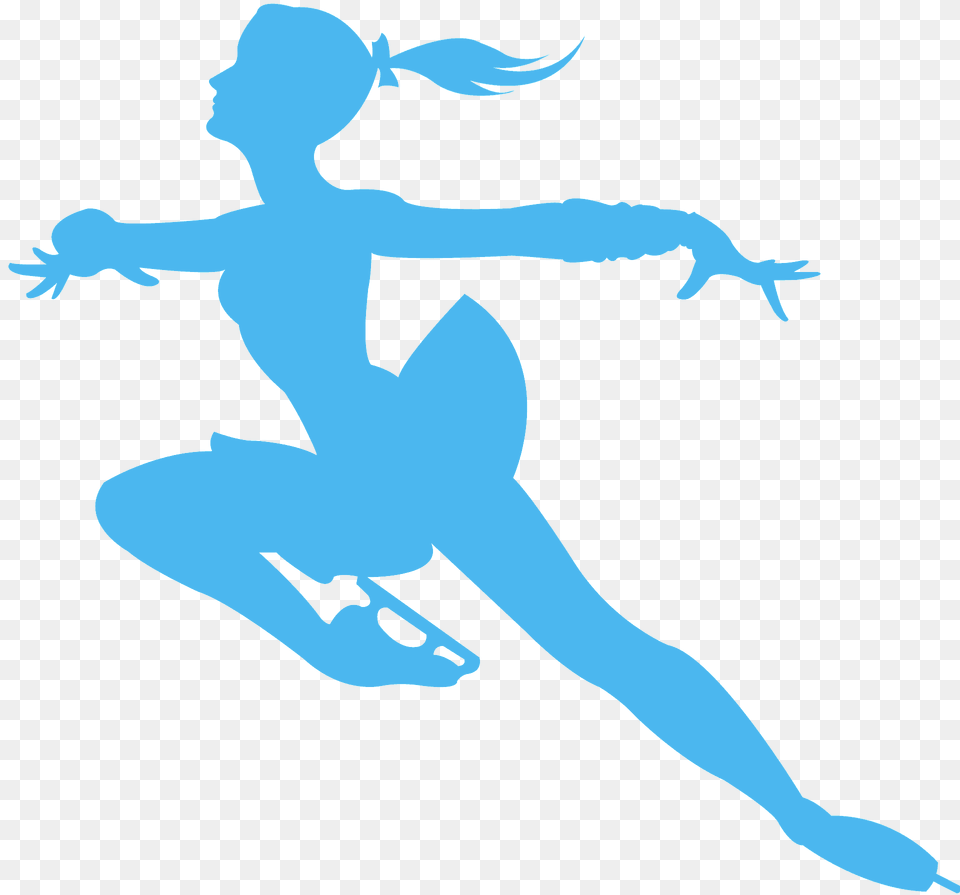 Figure Skater Silhouette, Dancing, Leisure Activities, Person Png