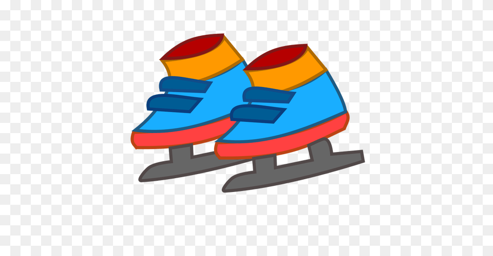 Figure Skates Vector Clip Art, Clothing, Footwear, Shoe, Sneaker Png Image