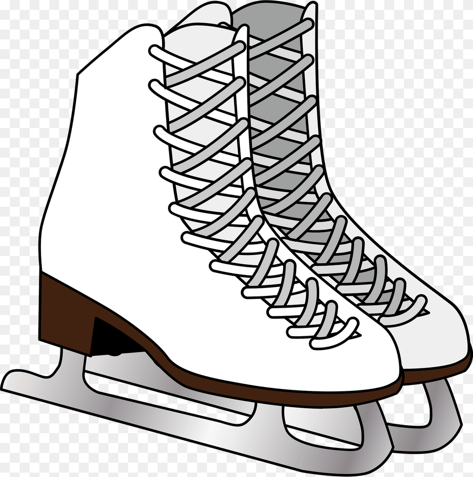 Figure Skating Shoes Clipart, Clothing, Footwear, Shoe, Sneaker Free Png
