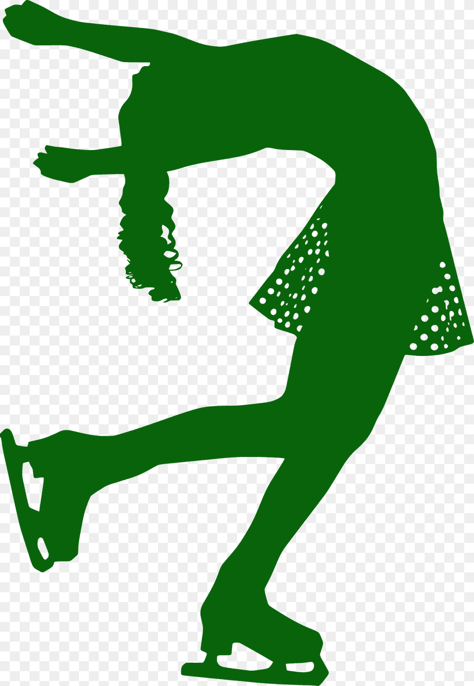 Figure Skating Silhouette, Dancing, Leisure Activities, Person, Clothing Png Image