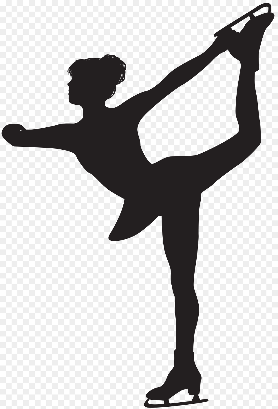 Figure Skating Woman Silhouette Clip Gallery, Lighting Free Png Download
