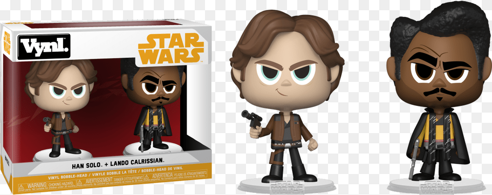 Figure Star Wars Han Solo Lando Calrissian, Baby, Person, Face, Head Png Image