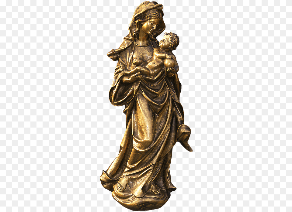 Figure Statue Madonna Madonna Estatua, Bronze, Adult, Bride, Female Png