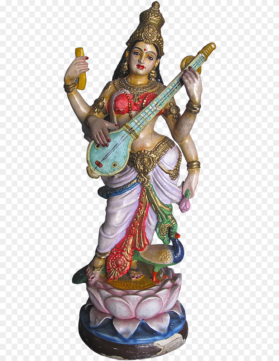 Figure Statue Saraswati Free Photo Saraswati, Figurine, Adult, Bride, Female Png