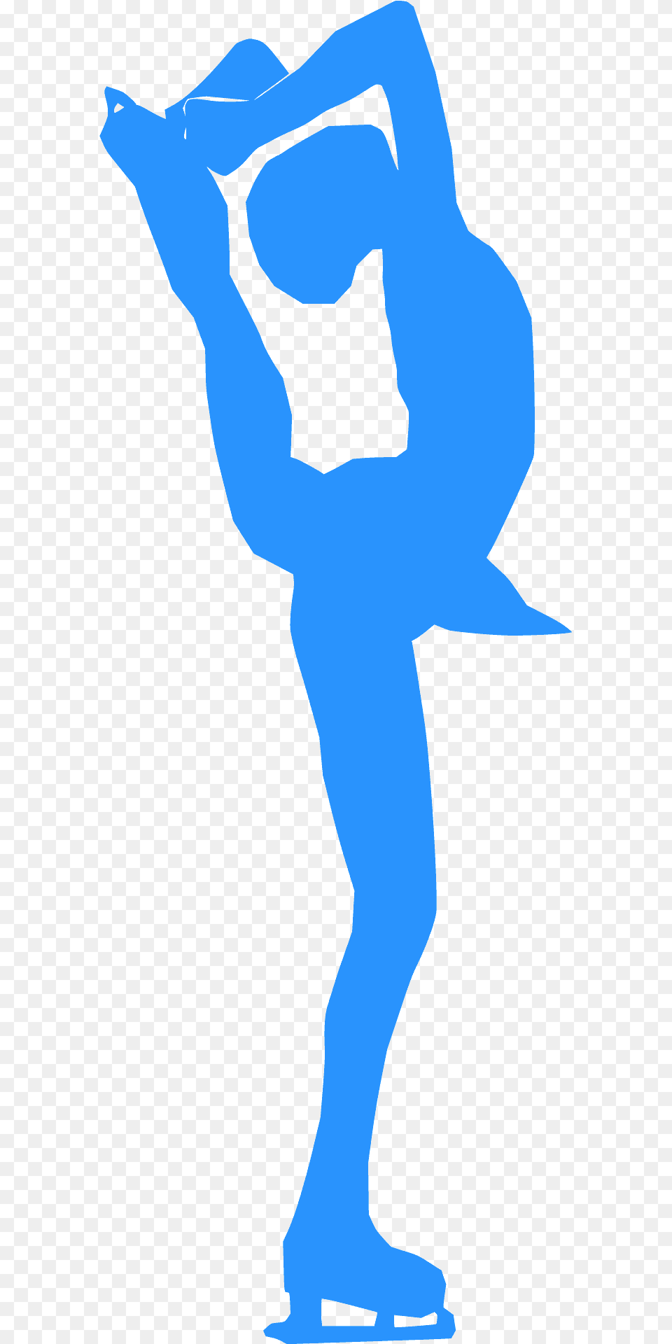 Figureskater Silhouette, Adult, Person, Man, Male Free Png