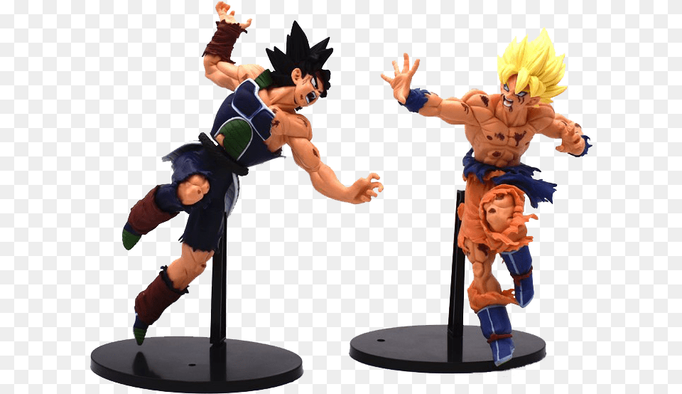 Figurine Bardock Vs Goku Ssj1 Goku, Baby, Person, Face, Head Free Transparent Png