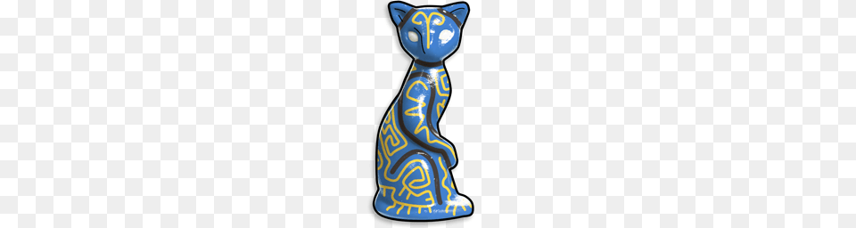 Figurine Clipart Blue, Animal, Cat, Egyptian Cat, Mammal Free Png Download