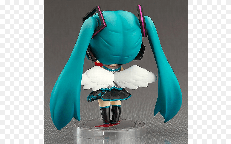 Figurine Nendoroid Co De Hatsune Miku Red Feather Community Good Smile Hatsune Miku Nendoroid Co De Action Figure, Cape, Clothing, Adult, Female Png Image