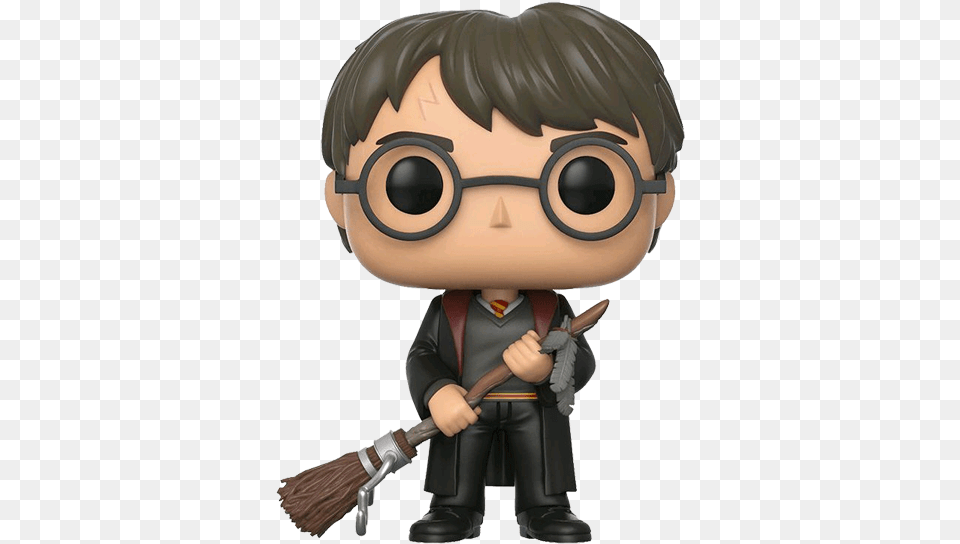 Figurine Pop Harry Potter Harry Potter Firebolt Funko, Person, Cleaning Free Transparent Png