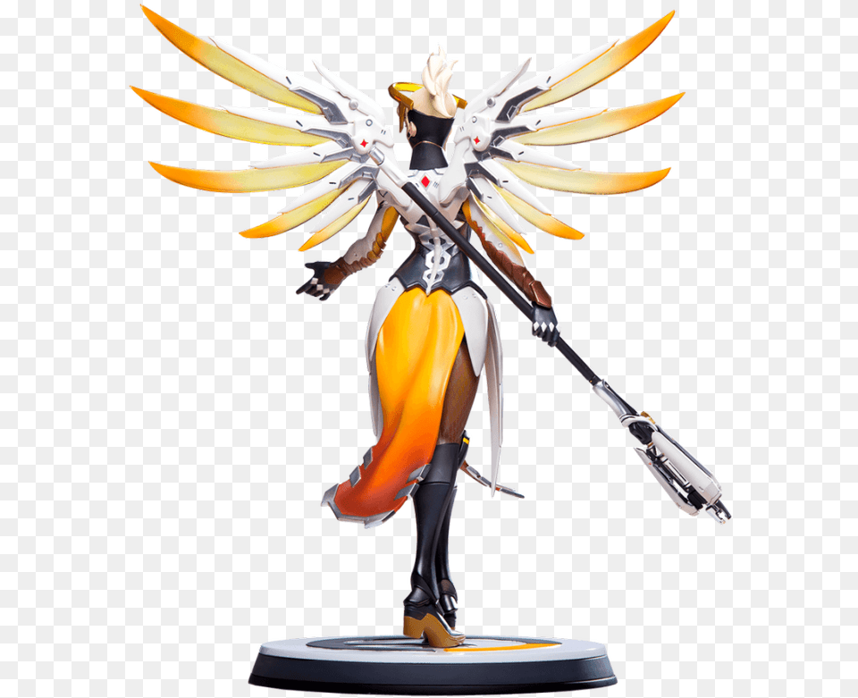 Figurka Blizzard Overwatch Mercy, Figurine, Adult, Female, Person Png Image