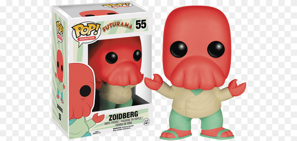 Figurka Funko Pop Dr Dr Zoidberg Pop Vinyl, Plush, Toy, Baby, Person Free Transparent Png