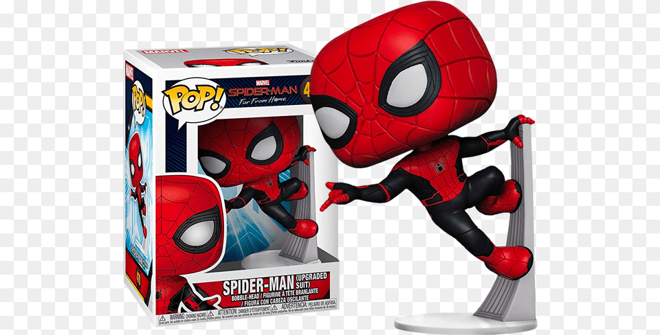 Figurka Funko Pop Spider Man Wall Suit Spider Man Upgraded Suit Funko Pop, Ball, Football, Soccer, Soccer Ball Free Transparent Png