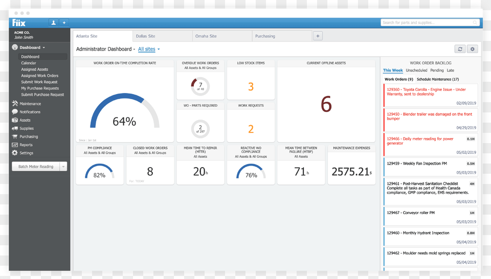 Fiix Dashboard Computer Icon, File, Webpage, Text, Computer Hardware Free Transparent Png