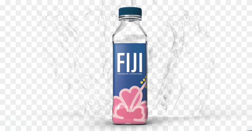Fiji Water Bottle, Water Bottle, Beverage, Mineral Water, Cosmetics Png Image