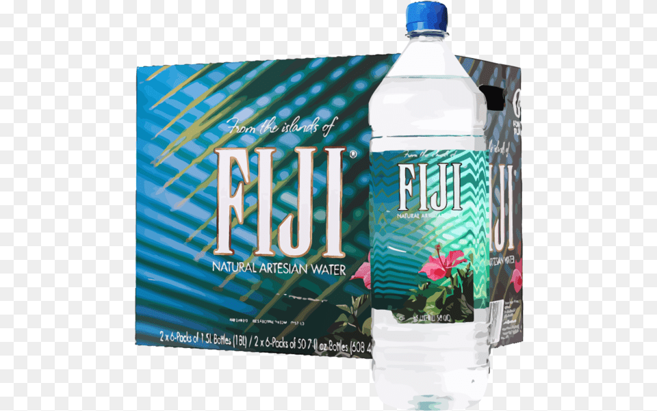 Fiji Water Bottled Water, Beverage, Bottle, Mineral Water, Water Bottle Free Png