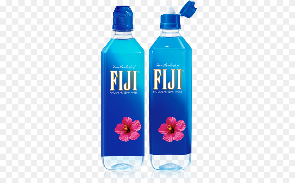 Fiji Water Sports Cap, Bottle, Water Bottle, Flower, Plant Png Image