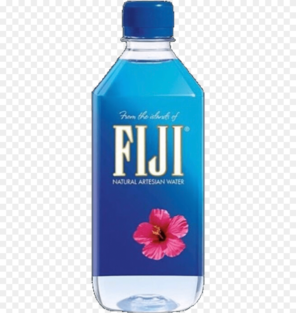 Fiji Water Waterbottle Fijiwater Niche Nichememe Fiji Water, Bottle, Water Bottle, Flower, Plant Png Image