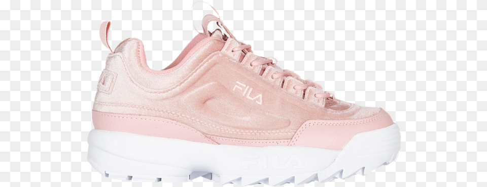 Fila Disruptor Pink Velvet, Clothing, Footwear, Shoe, Sneaker Free Transparent Png