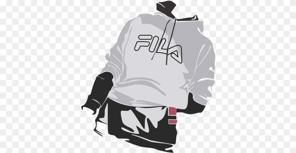 Fila Iphone X, Clothing, Hoodie, Knitwear, Sweatshirt Free Png