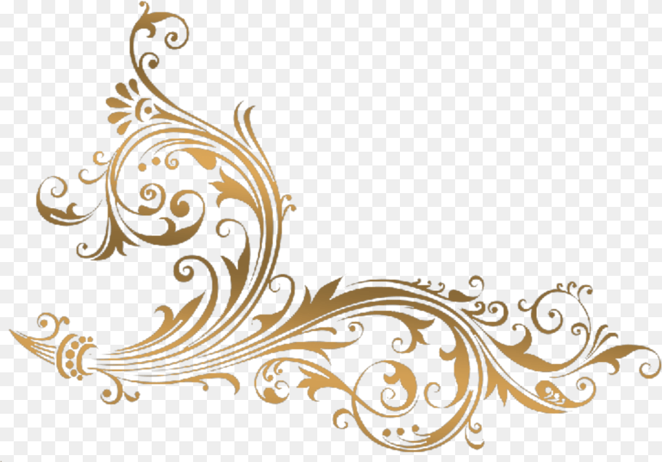 Filagree Gold Swirl Floral Elegant Wedding Lineas Decorativas Oro, Art, Floral Design, Graphics, Pattern Free Png