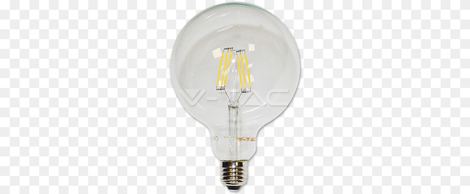 Filament E27 G125 Toplo Byala Svetlina Compact Fluorescent Lamp, Light, Lightbulb Png Image