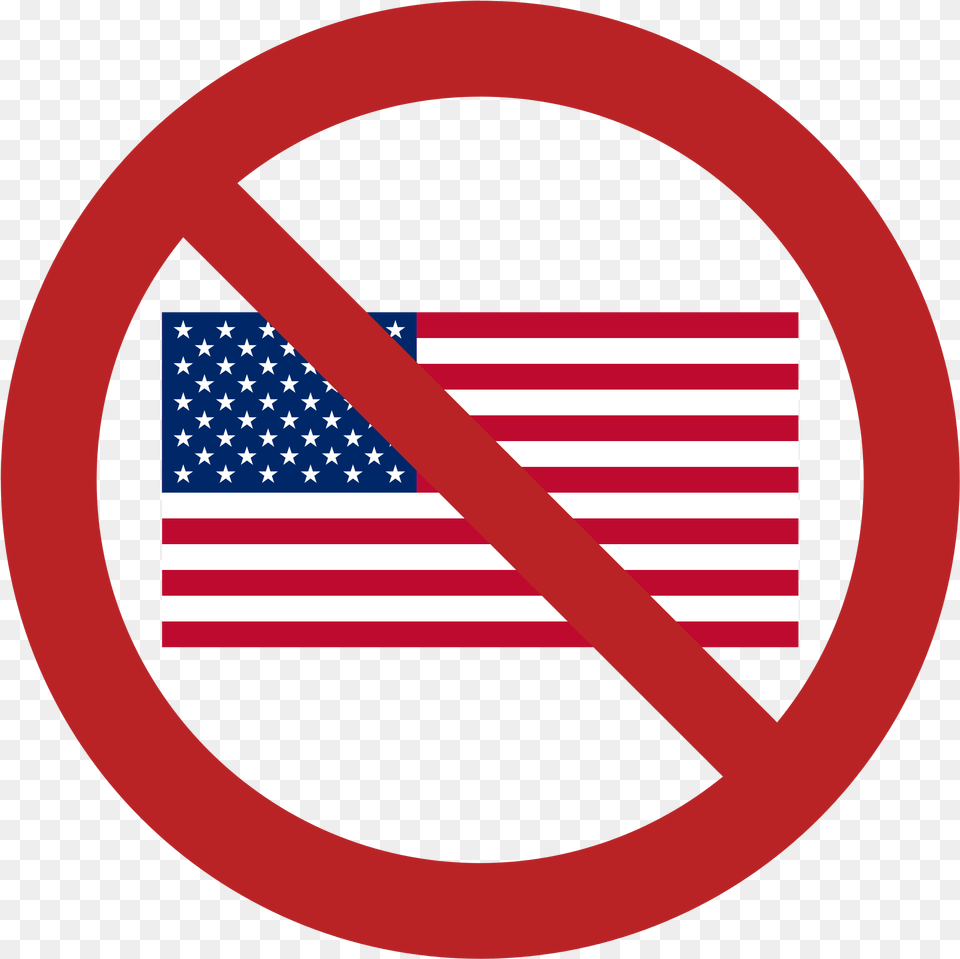 File Anti American Svg Kennedy Space Center Us Flag Crossed Out, American Flag, Symbol Free Png