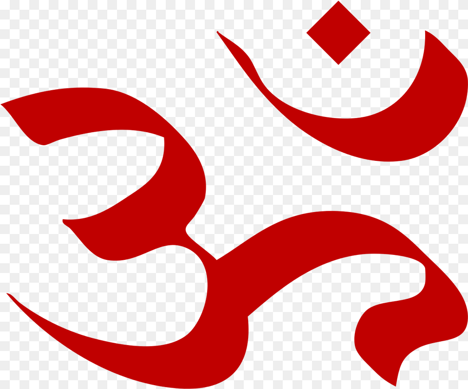 File Aum Red Svg Hindu Symbols For Death Clipart Warren Street Tube Station, Clothing, Hat, Animal, Fish Png Image