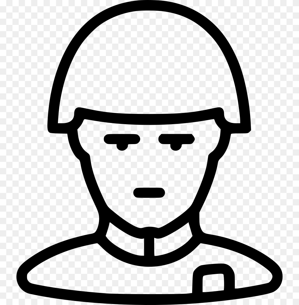 File Avatar Face Human Icon, Clothing, Hardhat, Helmet, Stencil Free Png Download