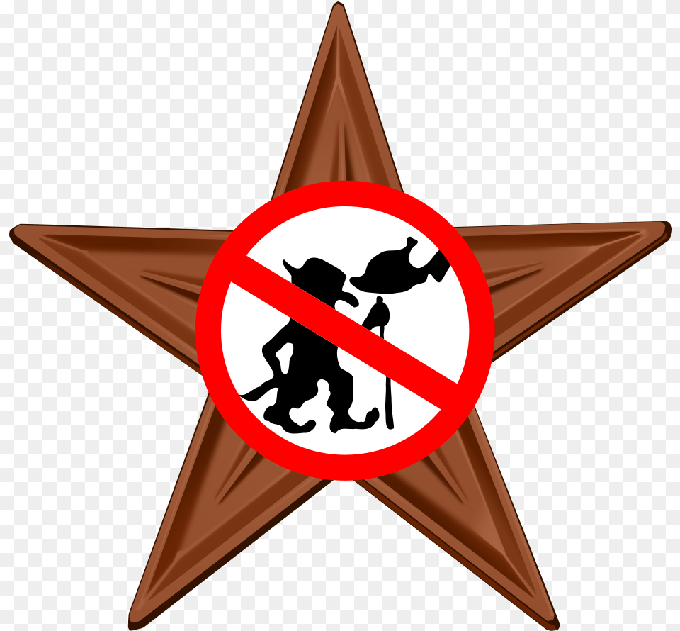 File Barnstar Troll Don T Feed The Troll, Star Symbol, Symbol, Animal, Bird Free Png