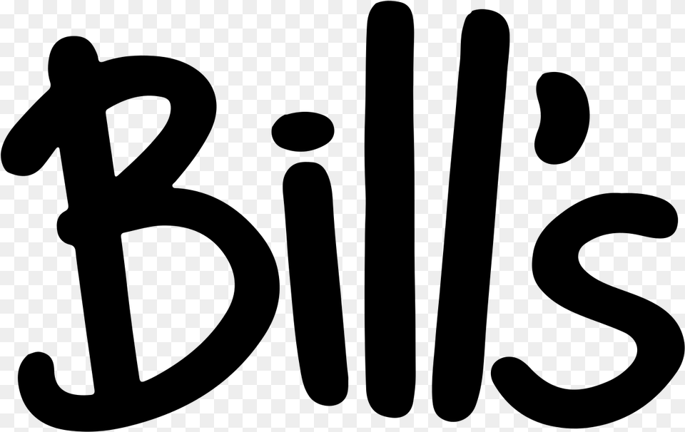 File Bill39s Logo Svg Calligraphy, Gray Png Image