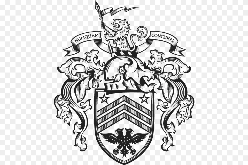 File Black And White Family Crest, Emblem, Symbol, Logo Png Image
