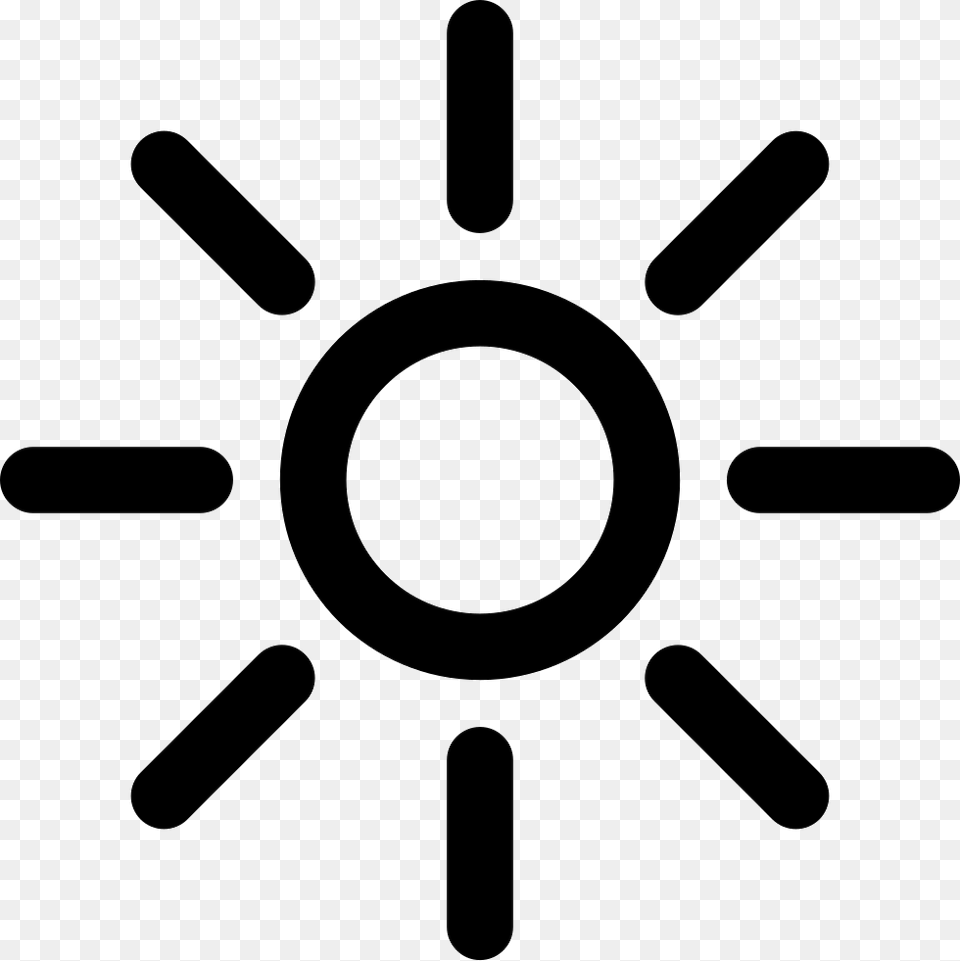 File Black And White Sun Icons, Machine, Wheel Png Image