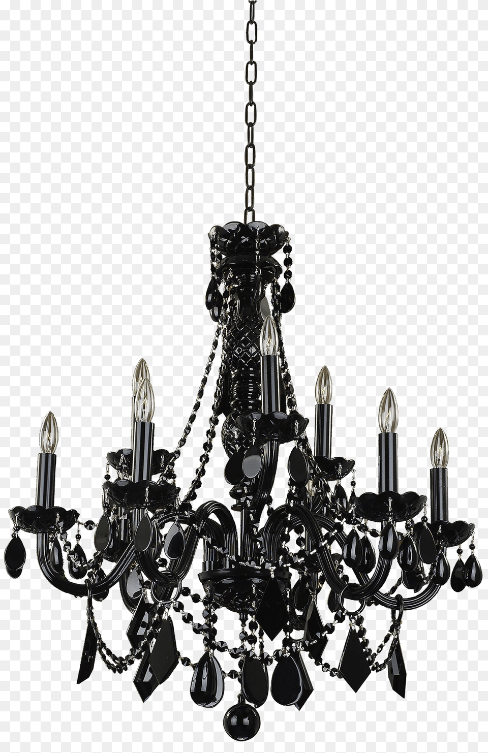 File Black Chandelier Lights, Lamp Png