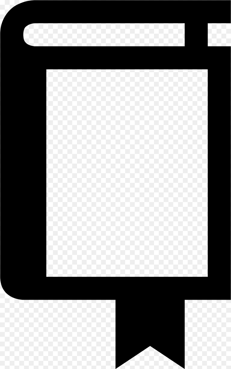 File Bookmark Svg Wikimedia Commons Svg Freeuse, Gray Free Png