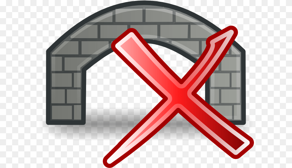 File Brick Arch Bridge Clipart, Logo, Symbol, Horseshoe, Dynamite Free Png Download