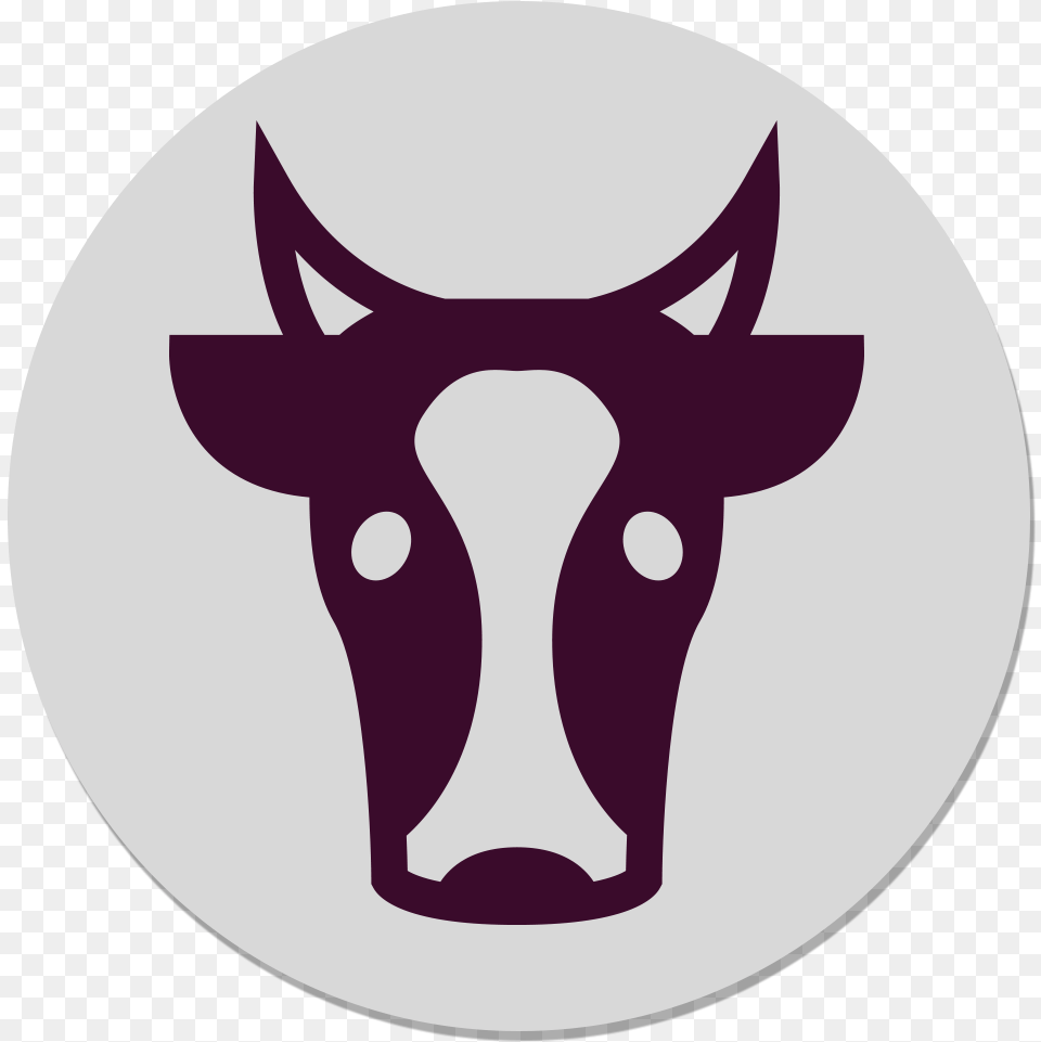File Bull Cow Head Icon, Animal, Mammal, Cattle, Livestock Free Png