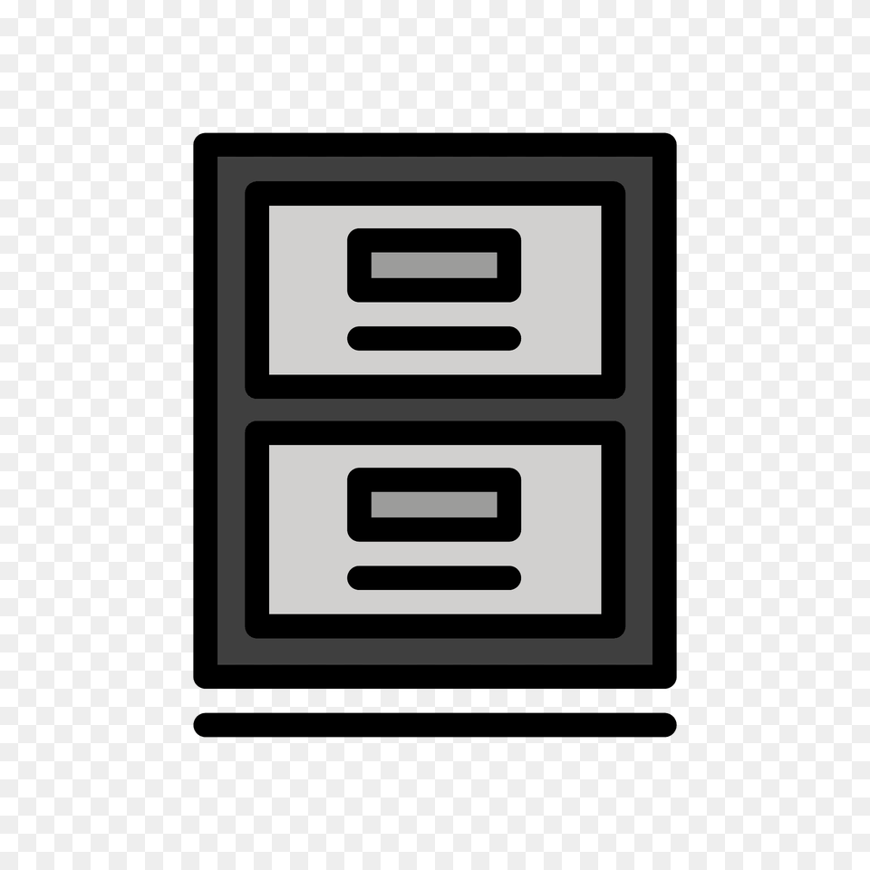 File Cabinet Emoji Clipart, Drawer, Furniture, Scoreboard Png Image