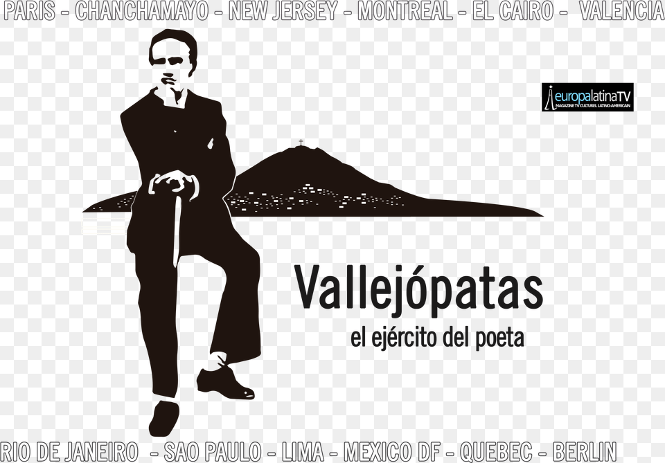 File Cesar Vallejo A Colores, Person, Face, Head, Formal Wear Png Image