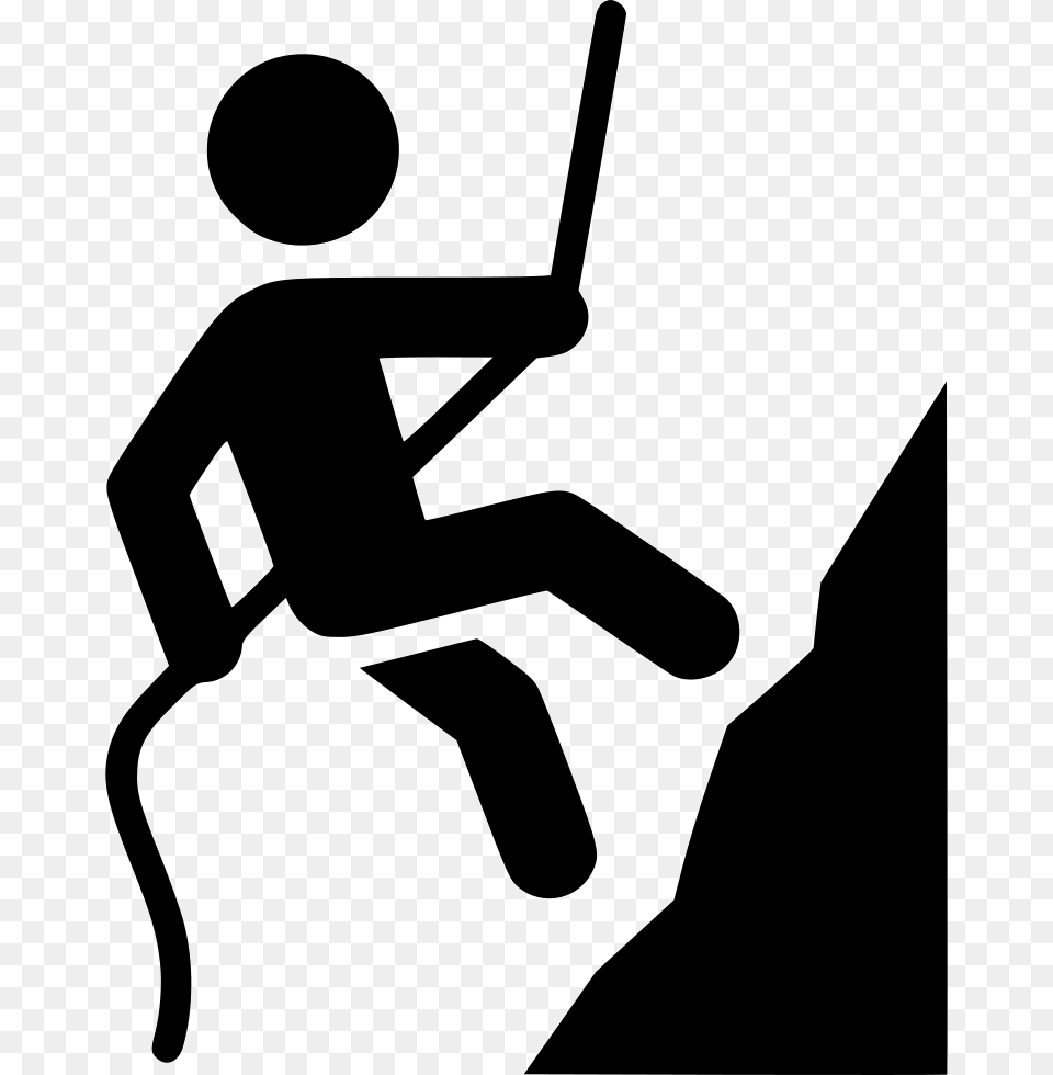 File Climber Icon, Stencil, Silhouette, Person, People Free Transparent Png