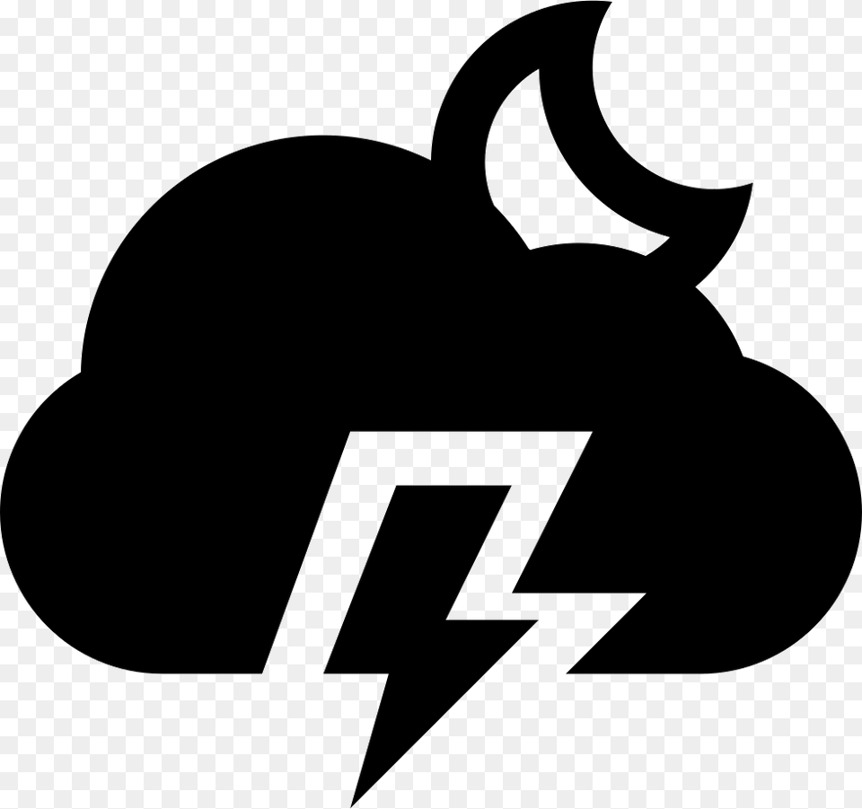 File Cloud With Lightning Icon, Stencil, Logo, Device, Grass Free Png