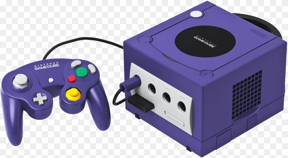 File Console Set Nintendo Gamecube Console Purple Png