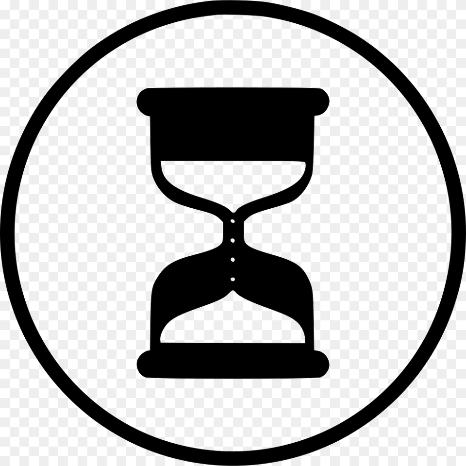 File Countdown Black And White, Hourglass, Smoke Pipe Free Png