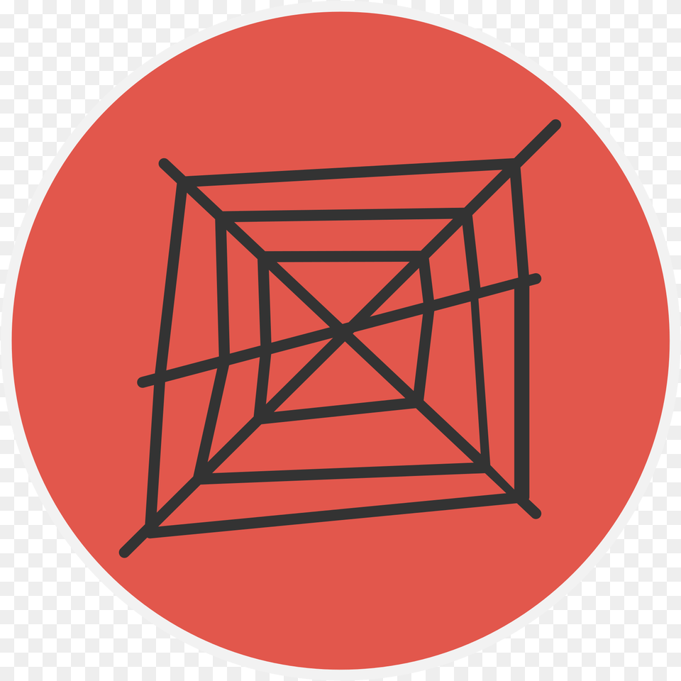 File Creative Tail Halloween Spider Web Icon Svg Spider Web Line Drawing, Triangle, Disk Free Png Download