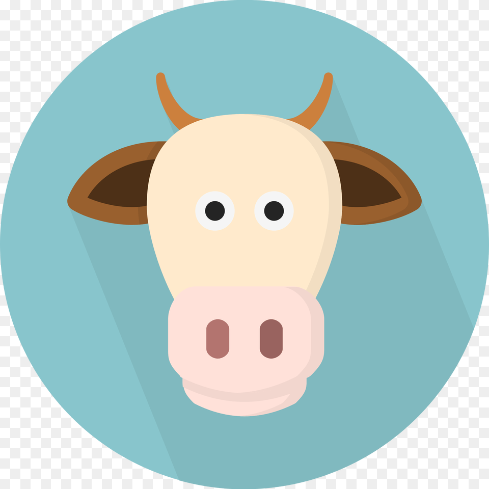 File Creative Tail Icon Cow, Snout, Animal, Mammal, Nature Free Png Download