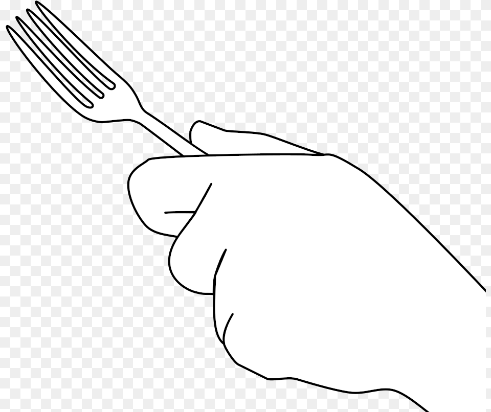 File Cutlery Fork Svg Line Art Free Png