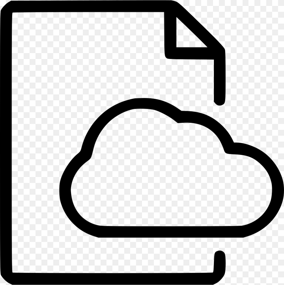 File Document Cloud Dropbox Backup Comments Error File Icon, Smoke Pipe, Symbol, Text, Stencil Png Image