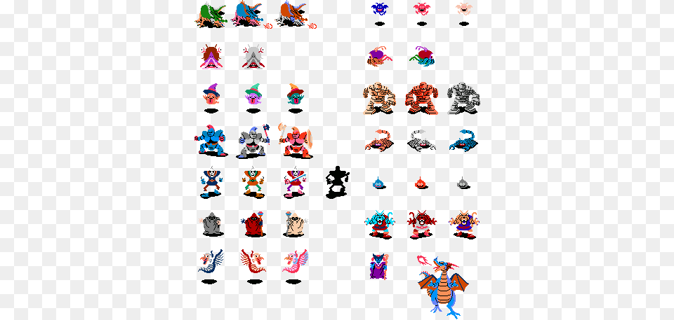 File Dragon Warrior Nes Graphics Monsters Sprite, Baby, Person, Art Png Image